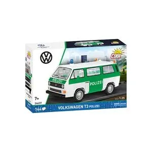 undefined, COBI Bausteinmodell Volkswagen T3 Polizei 1:35