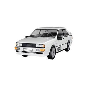Cobi, COBI 24665 - Audi Quattro 1980, weiß, 1:35, Bausatz, 79 Klemmbausteine