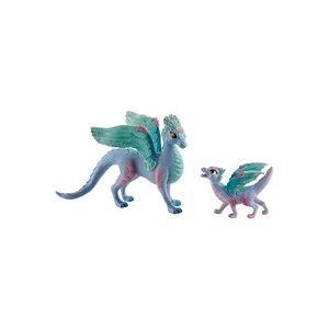 Schleich, Schleich® Spielfigur »bayala, Blütendrache und Kind (70592)«, (Set)