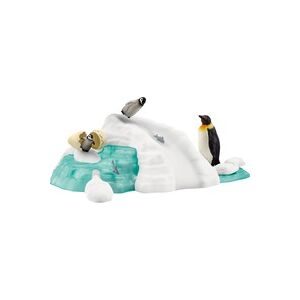 Schleich GmbH, Schleich 42661 - Wild Life, Pinguin-Familienspaß, Spielset