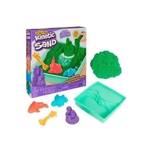 Spin Master Kinetic Sand - Sandbox Set grün, Spielsand