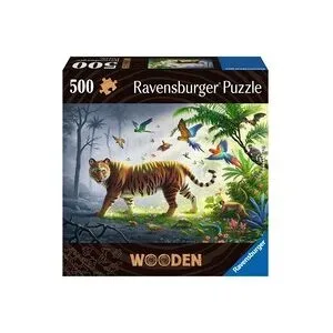 Ravensburger - Puzzle Tiger im Dschungel, 500 Teile, Multicolor
