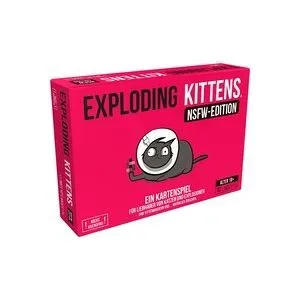 Asmodee GmbH, Asmodee EXKD0029 - Exploding Kittens, NSFW Edition, Grundspiel