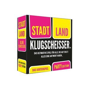undefined, Kylskapspoesi AB Kartenspiel Stadt Land Klugscheisser Party Edition -DE-