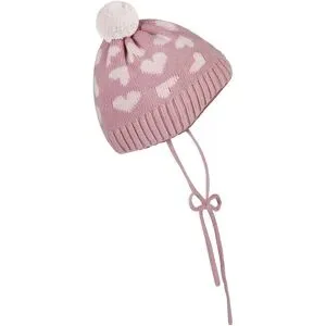 Sterntaler, Winter-Strickmütze Bommel Herzen