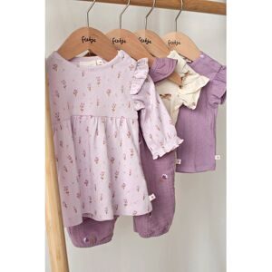 Feetje, Ajour-Kleid langarm Blumen Rüschen