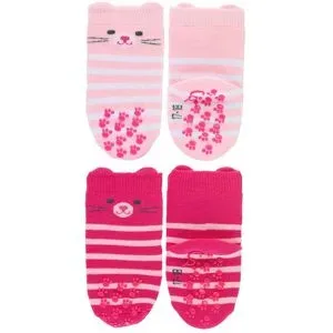 Sterntaler, 2er-Pack ABS-Krabbelsocken Katze