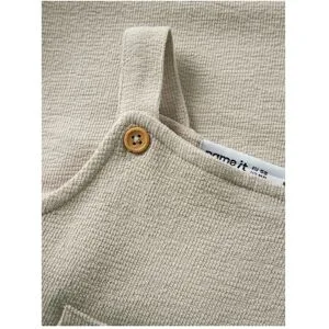 Name It, Sweat-Latzhose mit Bauchtasche Struktur