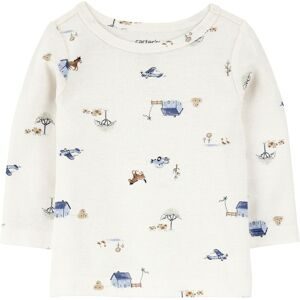 Carter's, 2-tlg. Set Latzhose und Shirt Farm Waffelpiqué