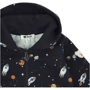 Steiff, Sweatjacke mit Kapuze Weltall
