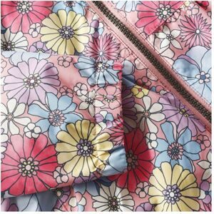 Colorkids, Regenjacke mit abnehmbarer Kapuze Blumen