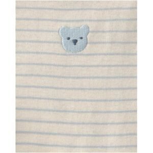 Carter's, 3-tlg. Set Body kurzarm, Sweatjacke und Jogginghose Frottee Hund