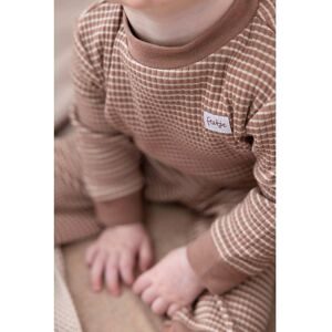 Feetje, 2-tlg. Set Sweatshirt und Jogginghose Waffelpiqué-Optik