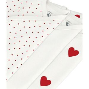 Petit Bateau, Petit Bateau - Triopack, Bodys, kurzarm, 3 Monate, Rot