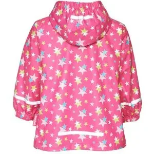 Playshoes, Regenjacke mit abnehmbarer Kapuze Sterne