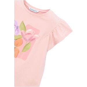Mayoral, T-Shirt Flügelarm Blumen