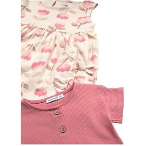 Mayoral, 2-tlg. Set Kleid ohne Arm und Jacke kurzarm Blumen