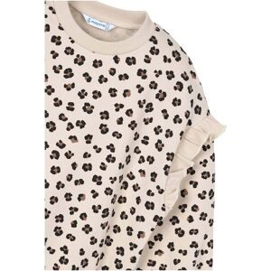 Mayoral, Sweatshirt Leoprint Rüschen