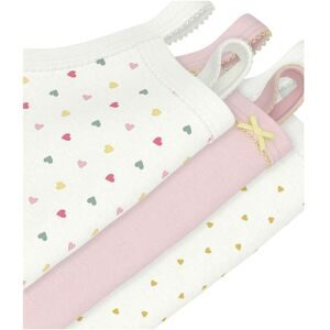 Petit Bateau, 3er-Pack Bodys ohne Arm Herzen