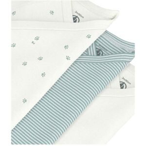 Petit Bateau, 3er-Pack Wickelbody kurzarm Ringel Pfoten