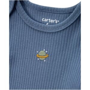 Carter's, 3-tlg. Set Bodys kurzarm, Body langarm und Jogginghose Weltall