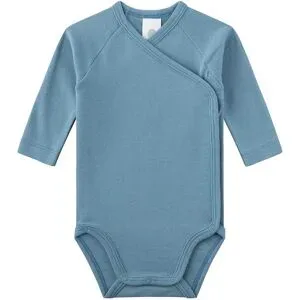 Sanetta, Sanetta 2er-Pack Wickelbodys langarm Bären natur/blau