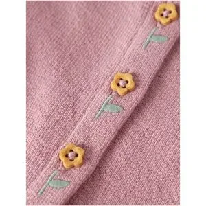 Name It, Sweatjacke mit Schößchen Blumenknöpfe