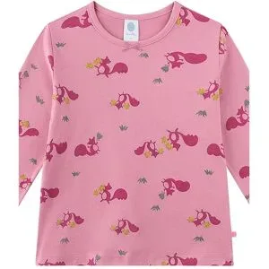 Sanetta, Sanetta Schlafanzug lang Eichhörnchen rosa