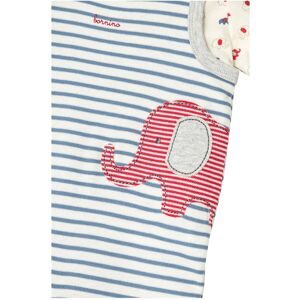 Bornino, Strampler-Set 2-tlg. mit Shirt Elefant Ringel
