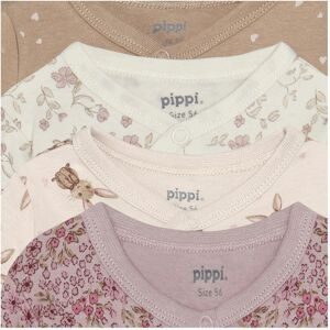 Pippi, 4er-Pack Wickelbody langarm