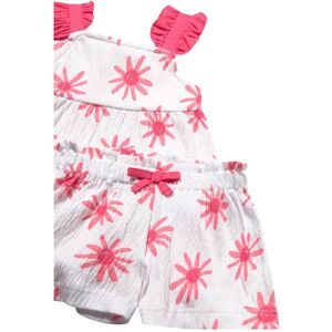 Mayoral, 2-tlg. Set Krepp-Top und -Shorts Blumen