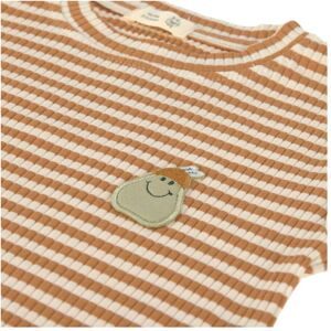 LÄSSIG, Shirt langarm Rippqualität Ringel Birne Little Gang