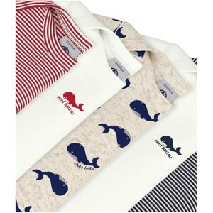Petit Bateau, 5er-Pack Bodys kurzarm Ringel Wale