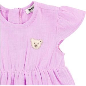 Steiff, Musselin-Bodykleid Flügelarm Bär Rüschen