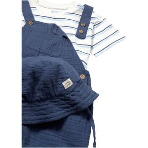 Mayoral, 2-tlg. Set T-Shirt und Musselin-Latzhose Ringel