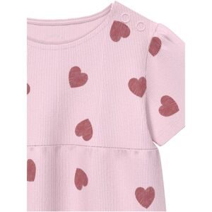 s.Oliver, Kleid kurzarm Herzen Rippqualität