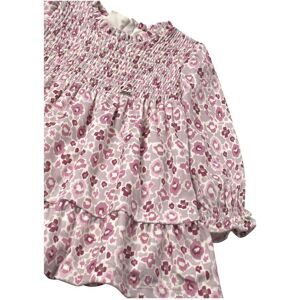 Mayoral, Samt-Kleid langarm Blumen