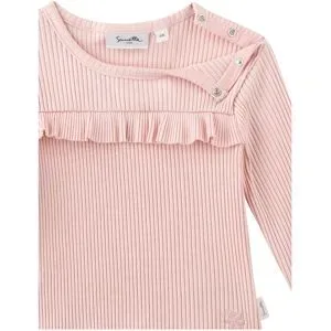Sanetta, Shirt langarm Rüschen Rippqualität