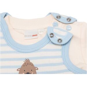 Bornino, Strampler-Set 2-tlg. mit Shirt Ringel