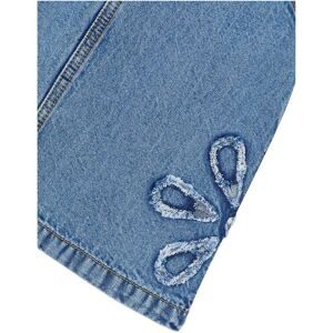 Mayoral, Jeans-Latzkleid Blumen