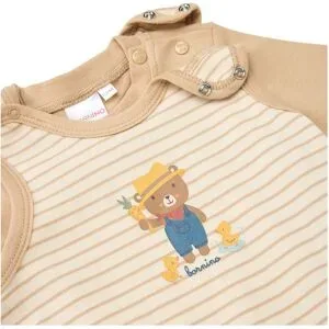 Bornino, Strampler-Set 2-tlg. mit Shirt Bär