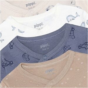 Pippi, 4er-Pack Wickelbody langarm