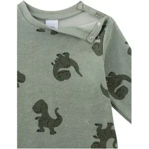 Sanetta, Sanetta Schlafanzug lang Dinos oliv