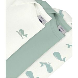 Petit Bateau, 3er-Pack Bodys kurzarm Wale