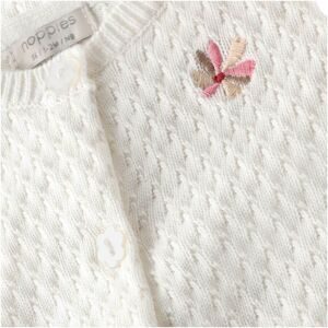 Noppies, Ajour-Strickjacke Blume