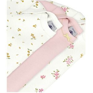 Petit Bateau, 3er-Pack Bodys langarm Blumen