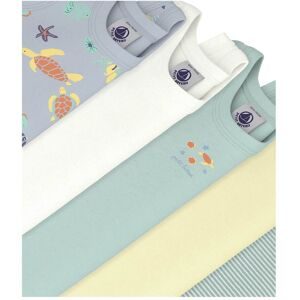 Petit Bateau, 5er-Pack Bodys ohne Arm Ringel Ozean