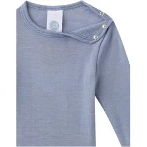 Sanetta, Sanetta Body langarm Wolle/Seide hellblau