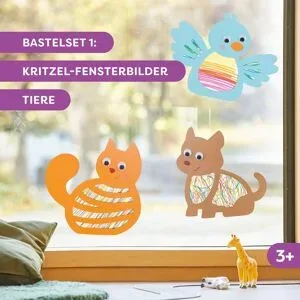 Haba, Bastelset 2 Sachenmacher Fensterbilder