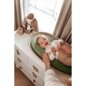 Meyco Baby, 2er-Pack Wickelauflagenbezug Frottee 50x70 cm